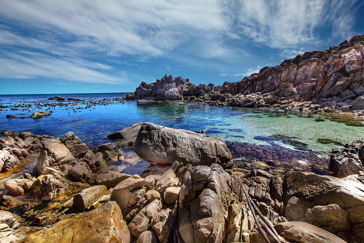 De Kelders coastline on the Cape Whale Coast