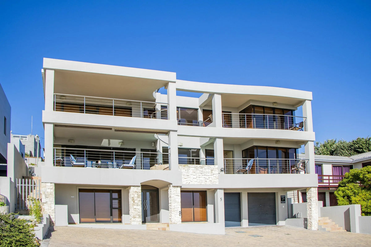 The three-storey exterior of Whale Waters in De Kelders