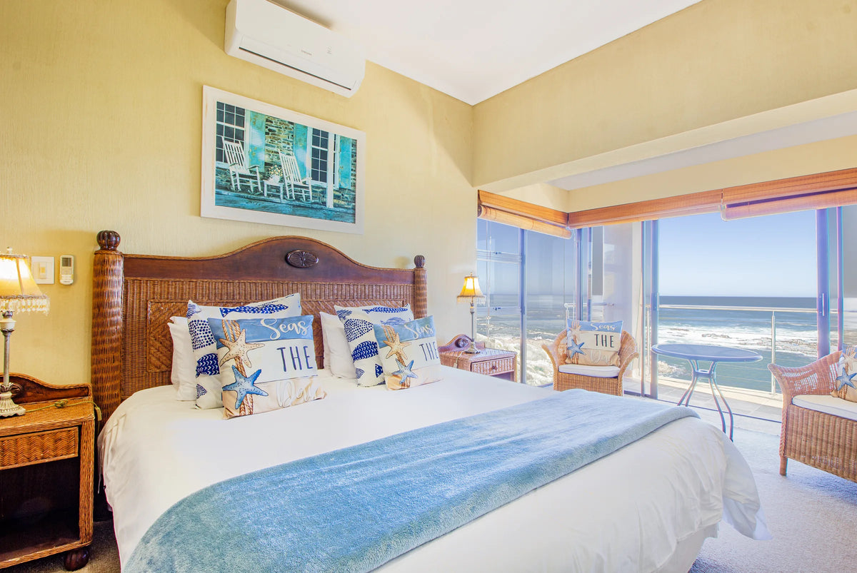 Hermanus seen from the balcony side of the room