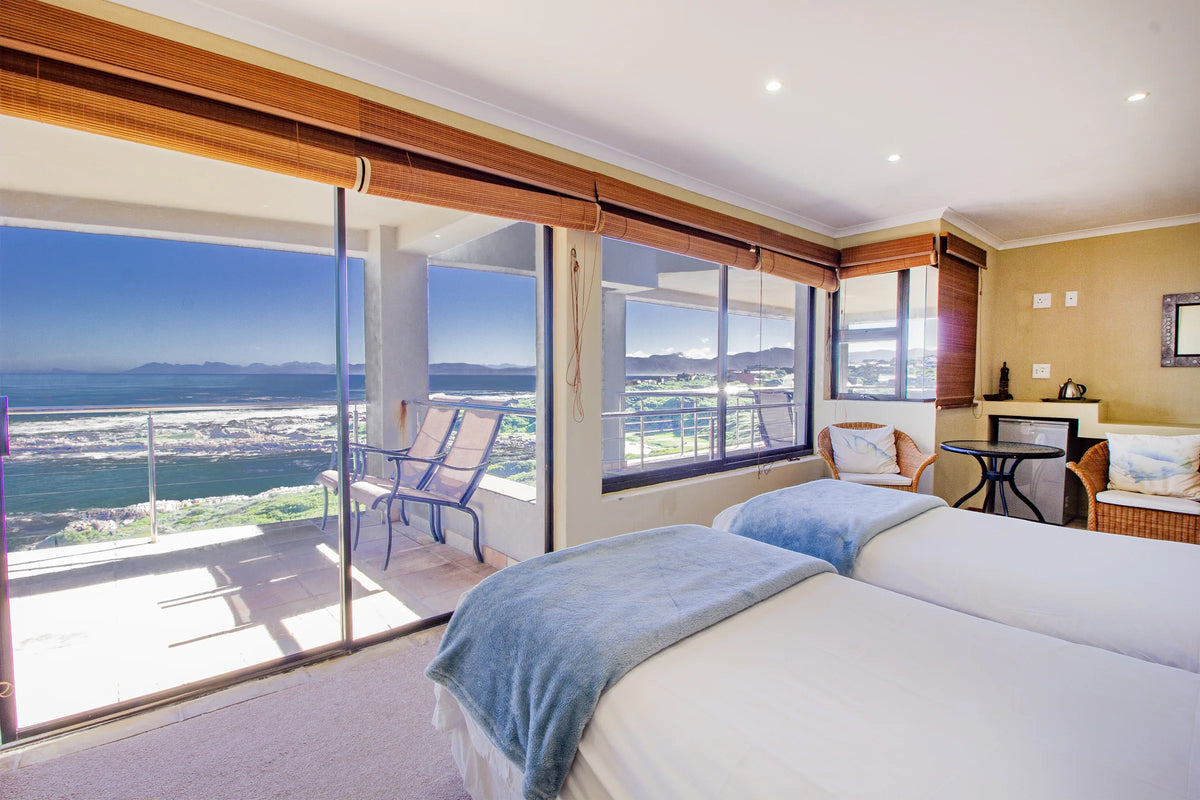 Stanford with its twin beds and sea-facing windows